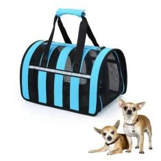 Bolsa Transporte Cachorro Gato Cao Pet Faixa Refletiva Animal de Estim