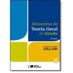 Livro - Elementos de Teoria Geral do Estado - 33ª Edição 2016