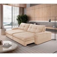 Sofá Gaia Linho 02 Módulos 80 Cm B25cm Meu Sofá Online A294 Linho Creme