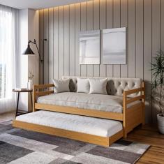 Sofá Cama Bicama Solteiro Lux Imbuia