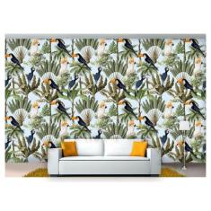 Papel De Parede Flores Floral Flor Natural 3D 7,50m² Nfl197 - Você Dec