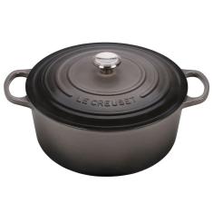 Panela Redonda Signature 24 cm Flint Le Creuset