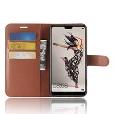 Capa HUAWEI P20 Pro, carteira flip de couro PU premium com compartimento para cartão, suporte e fecho magnético [capa interior à prova de choque de TPU] Compatível com HUAWEI P20 Pro