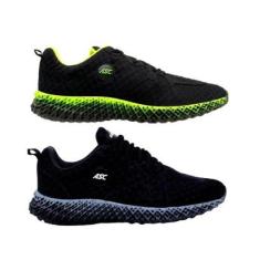 Tênis Masculino Esportivo Cadarço Academia Corrida Dia a Dia Pisada Leve Solado 4D Kit 2 Par-Feminino