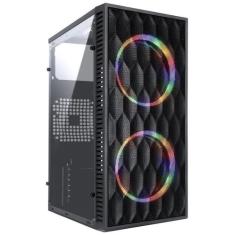 Gabinete Gamer Vinik Wave Preto Lateral Acrilico - Ggwacbk