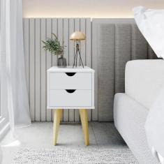 Mesa de Cabeceira 2 Gavetas Smile - Falkk