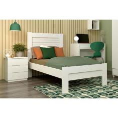 Cama Solteiro Safira Neve - Tcil Móveis