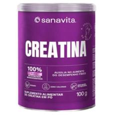 Creatina 100% Pura - 100g - Sanavita