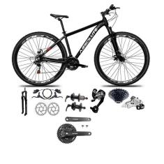 Bicicleta Aro 29 Absolute Nero 5 Câmbios 27v Shimano Altus Freios Hidráulicos - Preto Tam.17