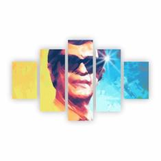 Quadro Decorativo Espiritismo Médium Chico Xavier Em Canvas - Plimshop