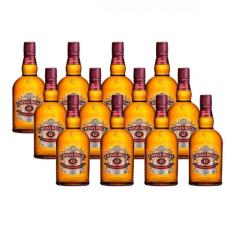 Whisky Escocês Chivas Regal 12 anos 750ml Caixa com 12 unidades