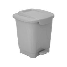 Lixeira Tramontina T-Force Em Polipropileno Cinza 25 L