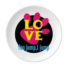 You Jump I Jump Titanic Prato decorativo de porcelana Salver Prato de jantar