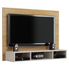 Painel para TV Atena Cinamomo Off White - Valdemóveis