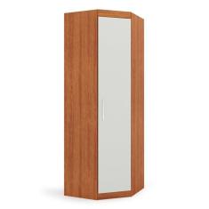 Guarda-Roupa Casal Canto 1 Porta Gênova Plus Freijó Wood/Off-White