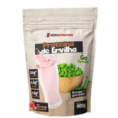 Proteína Vegana da Ervilha 900g New Nutrition, Morango