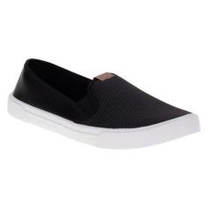 Tênis Moleca Slip On Napa Feminino Preto, Preto, 36