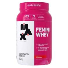 Femini Whey Protein Pote Max Titanium 900g, Chocolate