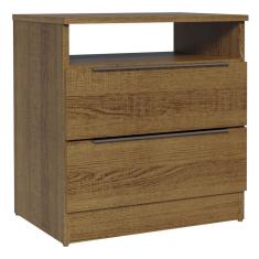 Mesa de Cabeceira Madesa 3227 com 2 Gavetas
