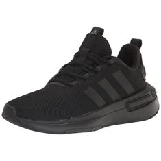 adidas Tênis masculino Racer TR23, Preto/Preto/Carbono, 45