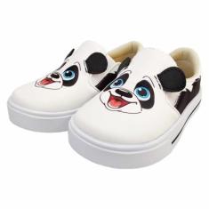 Tênis Infantil Feminino Panda, Magicc Kids, 25