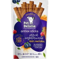 Biscoito pet delícia snack vegetariano antiox 120g - Pet Delicia