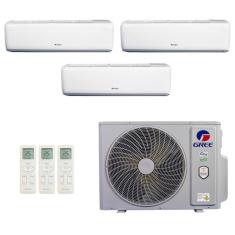Ar-Condicionado Multi Split Inverter R-32 Gree 36.000 (2x Evap HW 12.000 + 1x Evap HW 24.000) Quente/Frio 220V