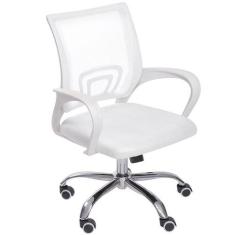 Cadeira de Escritório Mesh Assento Estofado Base Giratória 9050 - Bran