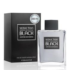 Perfume Masculino Seduction in Black Men Antonio Banderas Eau de Toilette 200ml-Masculino