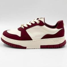 Tênis Via Marte Flatform Casual com Cadarço Feminino-Feminino