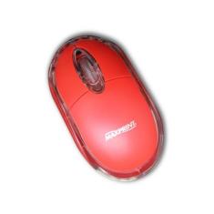 Mouse USB 1000 DPI Optico - 601201-5 - Vermelho - Maxprint