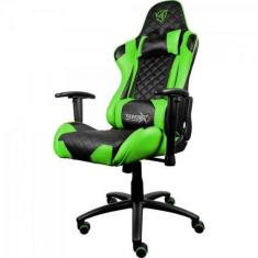 Cadeira Gamer Profissional Preta/Verde Thunderx3 TGC12