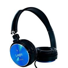 Fone de Ouvido Stereo Azul Headphone Logic - LS 2000 BL