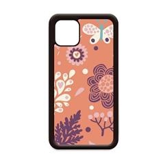 Capa Pansy Flower Plant Paint para iPhone 12 Pro Max para Apple Mini Mobile Case