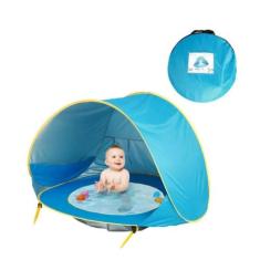 Barraca Praia Infantil Com Piscina E Proteção Uv Tenda Bebês - Be Welc