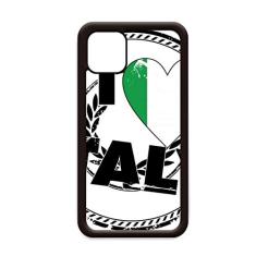 I Love Italy Word Flag Love Heart Pattern para iPhone 12 Pro Max Capa para Apple Mini Mobile Case