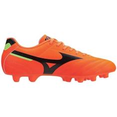 Chuteira Mizuno Morelia Club MD Campo Laranja e Preta 42