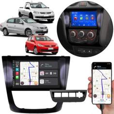 Kit Multimídia Carplay Gol G5 2008-2012 7 Pol MP5 + Moldura 4 Furos pa