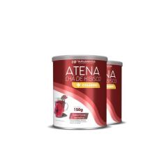 2x atena chá de hibisco + colageno hf suplementos, ATENA