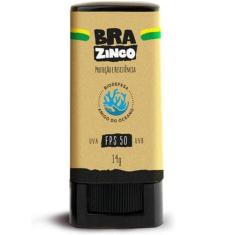 Protetor Solar Facial em Bastão Brazinco FPS50  , Bege Médio