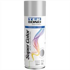 Tinta Spray Aluminio Alta Temperatura 350ml - Tekbond