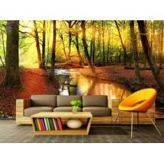 Papel de Parede Paisagens Floresta 127 - 1,00 X 1,00 - Voce Decorando