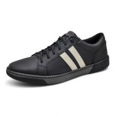 Tênis Sapatenis Vegano Bugatti DIfranca - 50435 - Preto - Fork, 43