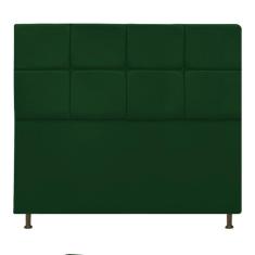 Cabeceira Estofada Damares 160 Cm Queen Size Suede Verde