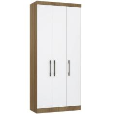 Guarda Roupa Modulado 101,50cm 3 Portas Paris Luciane Móveis
