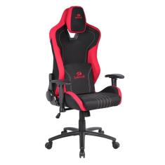 Cadeira Gamer Redragon Heth - Apoio de Braço Ajustável - Reclinável 180° - Preta e Vermelha C313-BR