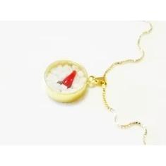 Colar Cordão Gargantilha Sal Grosso Pimenta Folheado