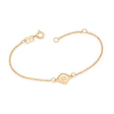 Pulseira  banhado ouro 3x 24k 18k e 22k feminina infantil rommanel elo