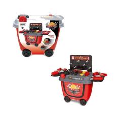 Kit de Ferramentas Faz de Conta Brinquedo Infantil Interativo Bancada 