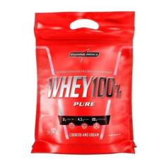 Whey 100% Pure (Refil-907g) IntegralMedica, 900g, Cookies N Cream